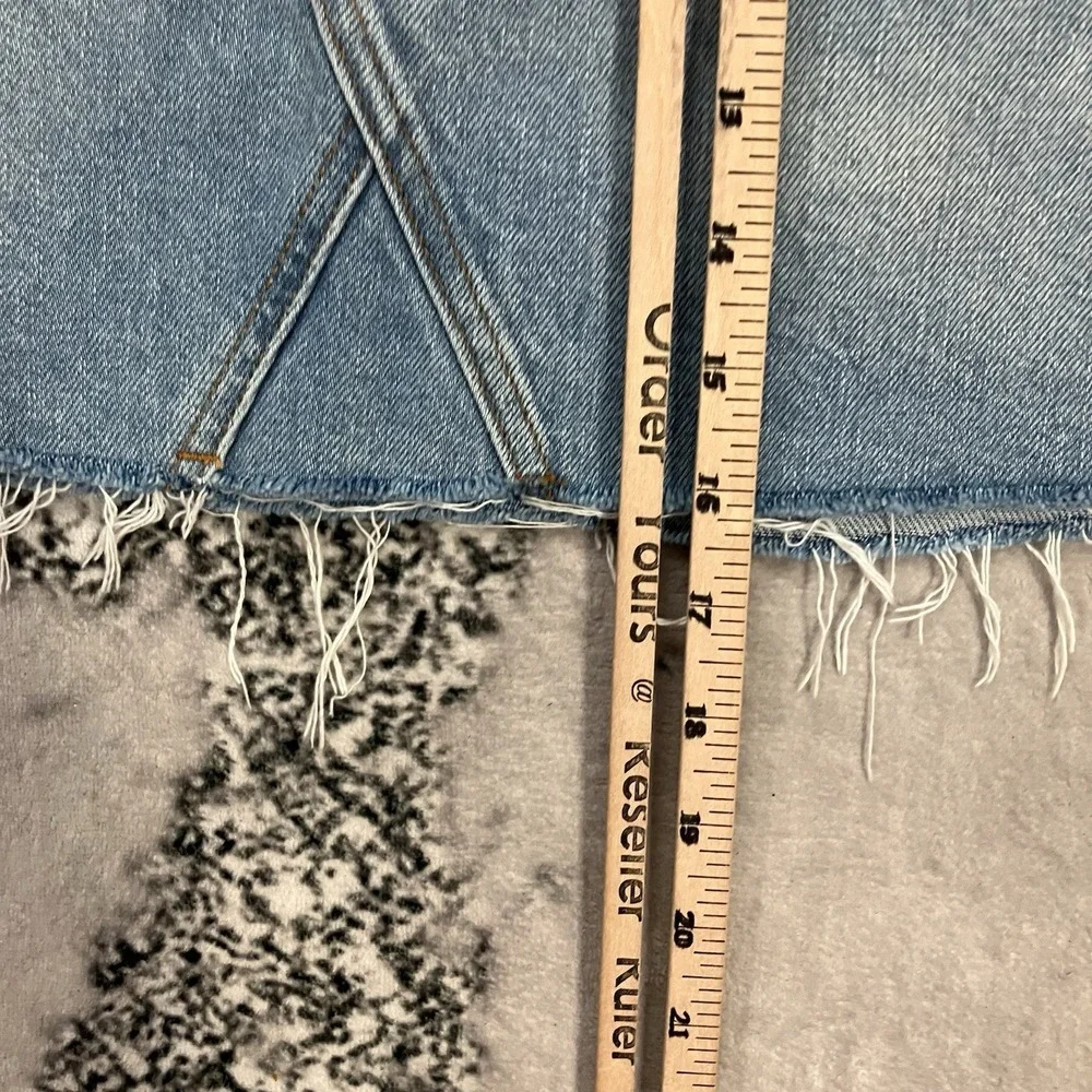 BDG Urban Outfitters Denim Mini Skirt Size Medium Raw Hem High Rise